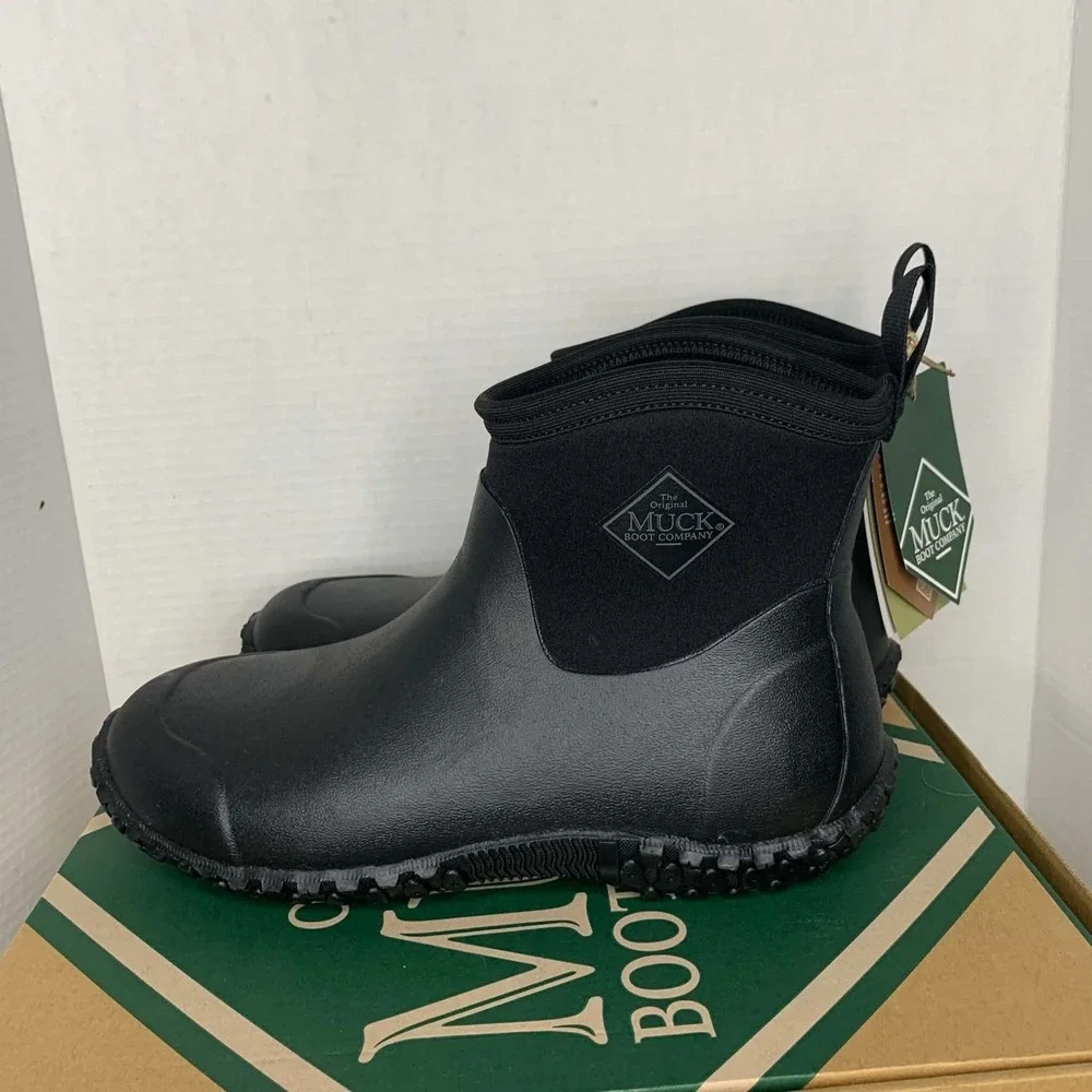 Muck Boot Muckster Ii Ankle Round Toe Pull On  Mens Black Casual Boots M2A-000